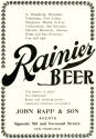 John Rapp, SF Rainier Beer ad, c.1902 - image