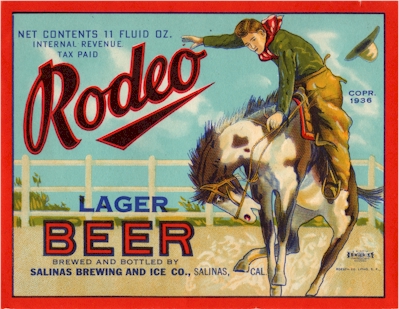Rodeo Lager Beer label - image