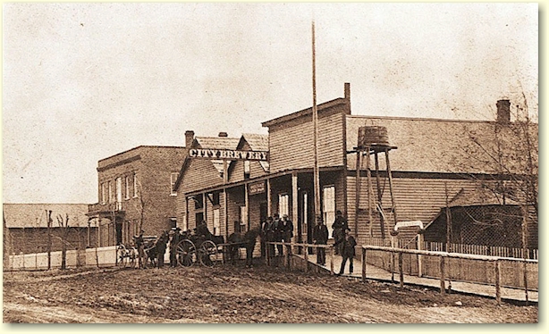 Stahl's City Brewery, c.1872 - image