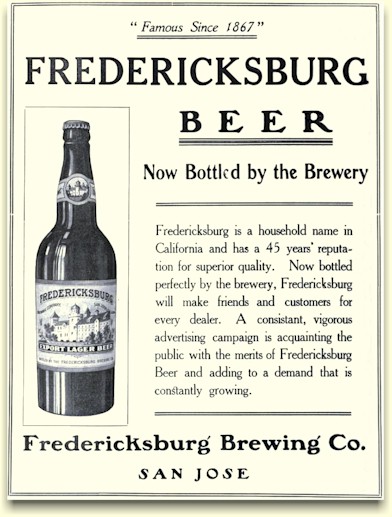 Fredericksburg Beer ad