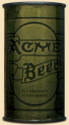 Olive-drab Acme beer can WWII