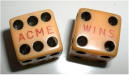 Acme wins 6 to 4 dice ca.1949