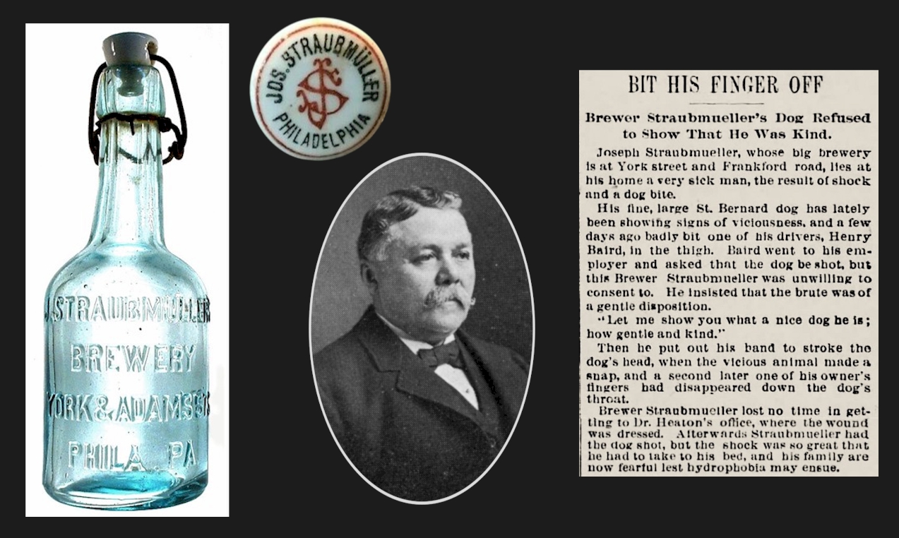 J. Straumuller Brewery display